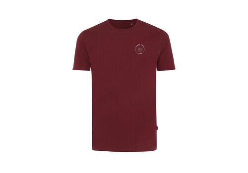 Iqoniq Bryce recycled cotton t-shirt, burgundy