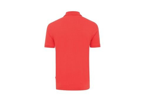 Iqoniq Yosemite recycled cotton pique polo, red