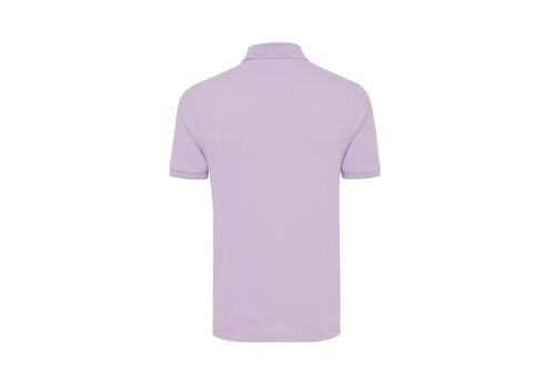 Iqoniq Yosemite recycled cotton pique polo, lavender