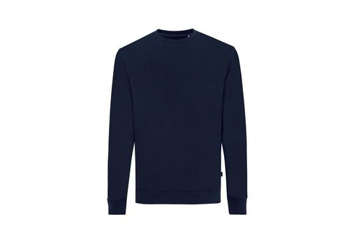 Iqoniq Zion recycled cotton crew neck, navy
