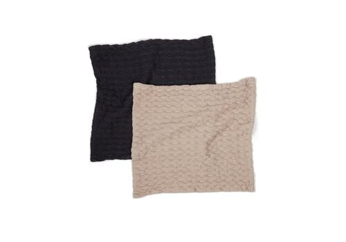 VINGA Cromer waffle dish cloth, 2 pcs, black