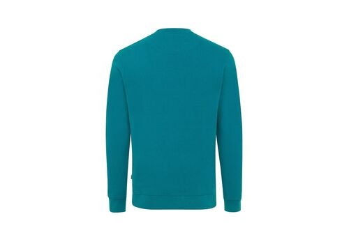 Iqoniq Zion recycled cotton crew neck, verdigris