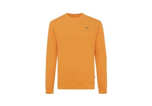 Iqoniq Zion recycled cotton crew neck, orange