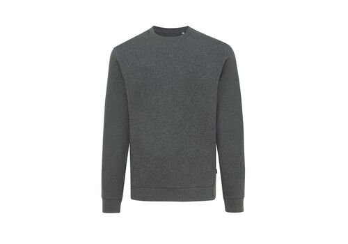 Iqoniq Denali recycled cotton crew neck undyed, black