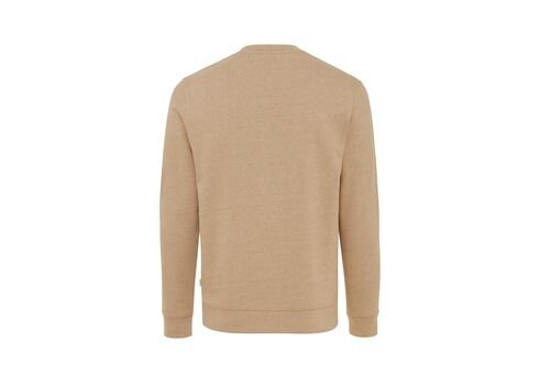 Iqoniq Denali recycled cotton crew neck undyed, brown