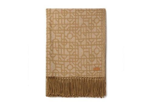 VINGA Verso blanket, brown