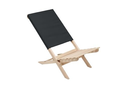 Foldable wooden beach chair
