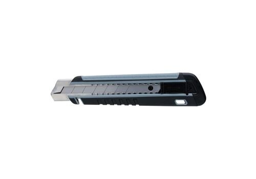 Refillable RCS rplastic heavy duty snap-off knife soft grip, grey