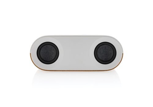 Oregon RCS recycled plastic and cork 10W speaker, brown