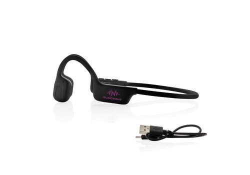 Urban Vitamin Glendale RCS rplastic air conductive headphone, black