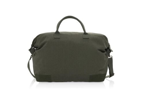 Kezar AWARE™ 500 gsm recycled canvas deluxe weekend bag, green