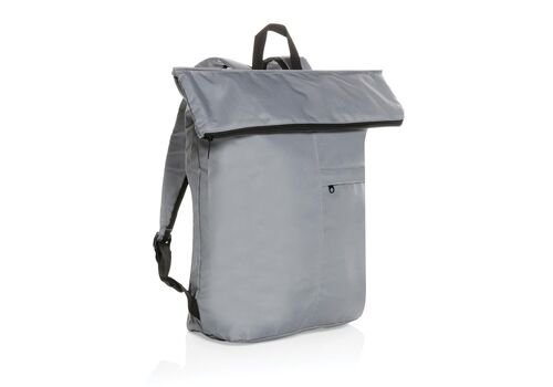Dillon AWARE™ RPET lighweight foldable backpack, grey
