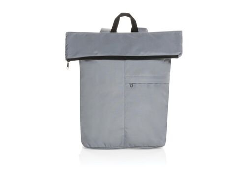 Dillon AWARE™ RPET lighweight foldable backpack, grey
