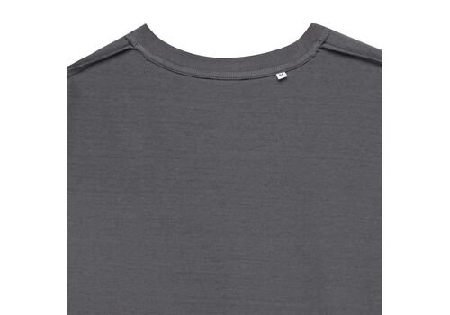 Iqoniq Bryce recycled cotton t-shirt, anthracite