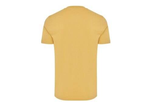 Iqoniq Bryce recycled cotton t-shirt, ochre yellow