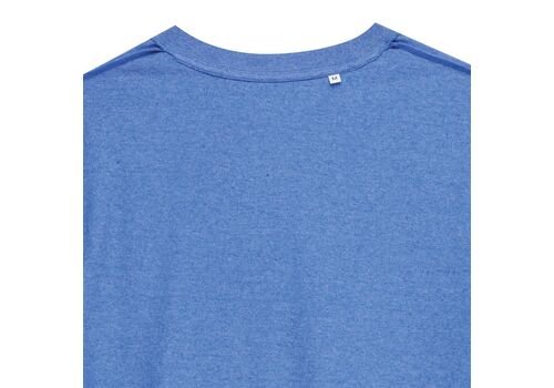 Iqoniq Manuel recycled cotton t-shirt undyed, heather blue