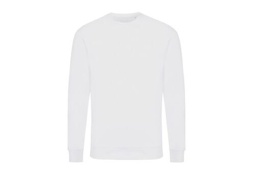 Iqoniq Zion recycled cotton crew neck, white
