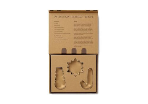 VINGA Classic cookie cutter 3-piece set, grey