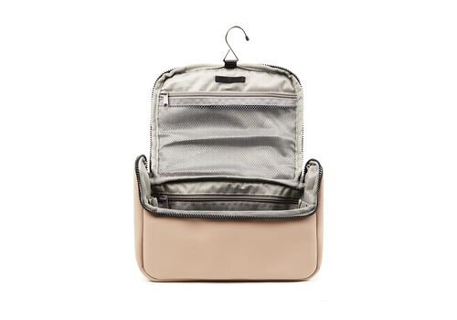 VINGA Baltimore travel toiletry bag, greige