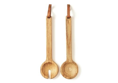 VINGA Alcamo serving cutlery, brown