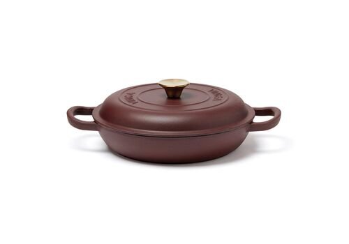 VINGA Monte enameled cast iron sauté pan, burgundy
