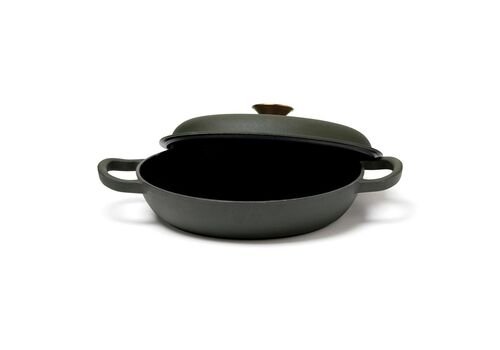 VINGA Monte enameled cast iron sauté pan, green