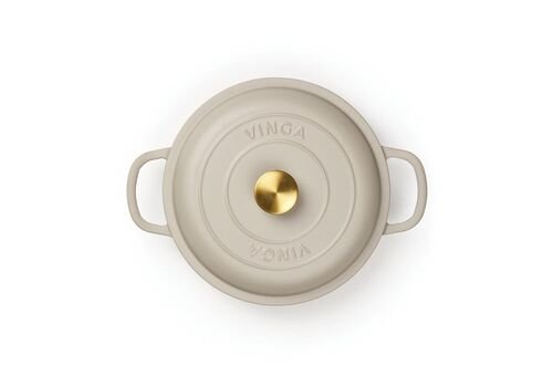 VINGA Monte enameled cast iron sauté pan, grey