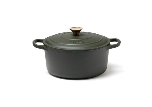 VINGA Monte enameled cast iron pot 5.5L, green