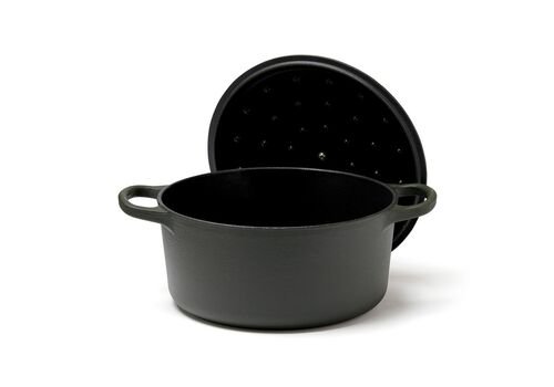 VINGA Monte enameled cast iron pot 5.5L, green