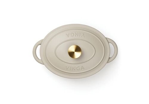 VINGA Monte enameled cast iron pot 3.5L, grey