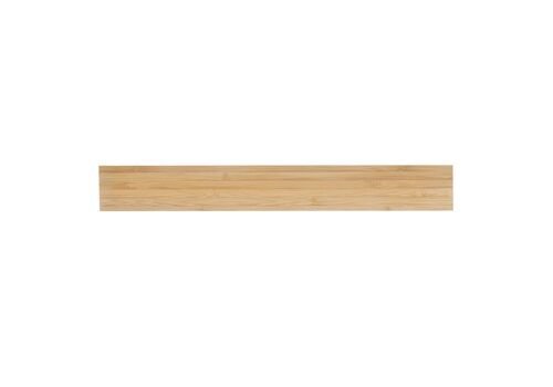 Timberson extra thick 30cm double sided bamboo ruler, brown