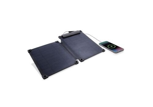 Solarpulse rplastic portable Solar panel 10W, black