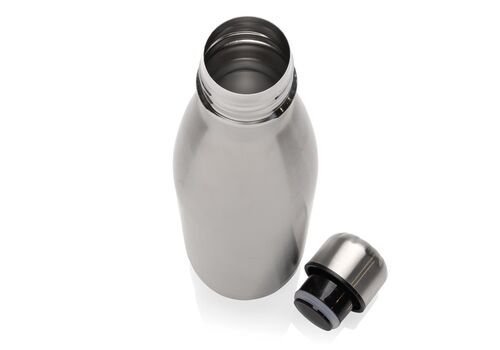 Eureka RCS certified recycled stainless steel water bottle, silver