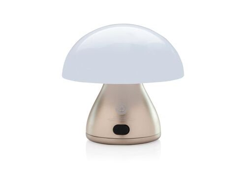 Luming RCS recycled plastic USB re-chargeable table lamp, bronze