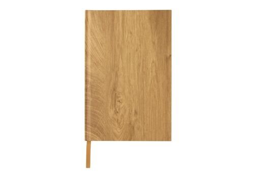 Kavana wood print A5 notebook, brown