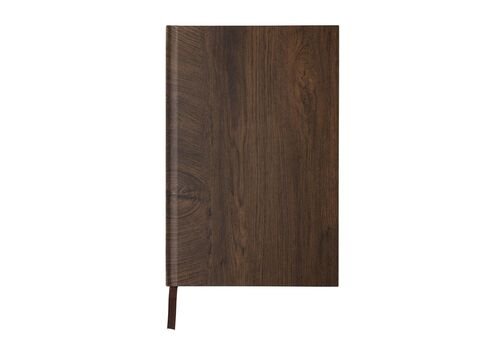 Kavana wood print A5 notebook, dark brown