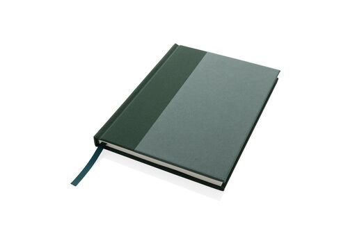 Words GRS certified RPET &amp; Kraft A5 notebook, green