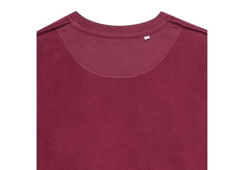 Iqoniq Zion recycled cotton crew neck, burgundy