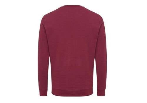 Iqoniq Zion recycled cotton crew neck, burgundy