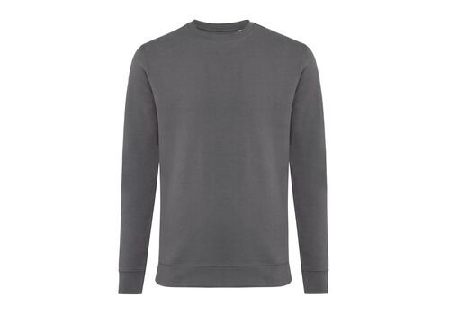 Iqoniq Zion recycled cotton crew neck, anthracite