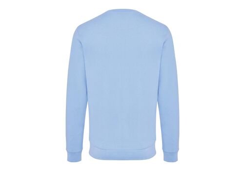 Iqoniq Zion recycled cotton crew neck, sky blue