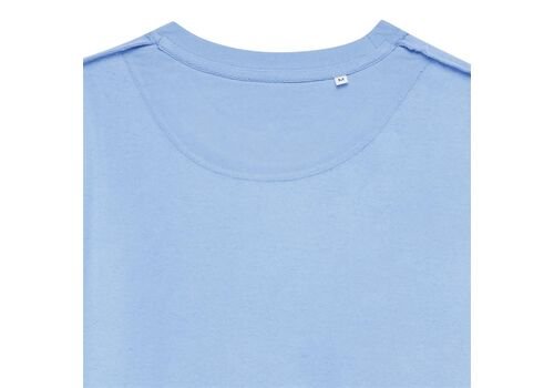 Iqoniq Zion recycled cotton crew neck, sky blue