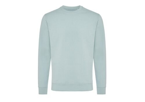 Iqoniq Zion recycled cotton crew neck, iceberg green