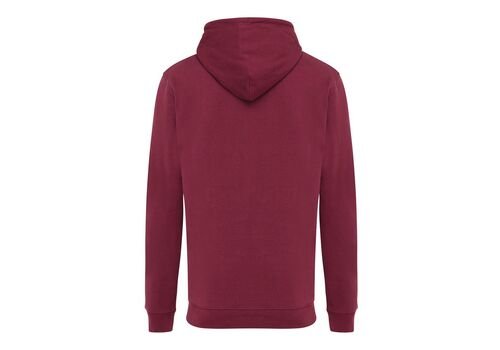 Iqoniq Jasper recycled cotton hoodie, burgundy