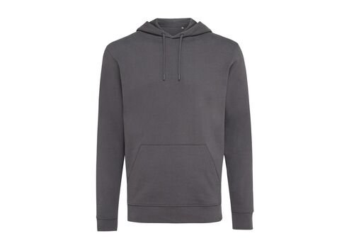 Iqoniq Jasper recycled cotton hoodie, anthracite