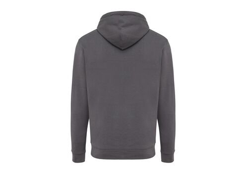 Iqoniq Jasper recycled cotton hoodie, anthracite