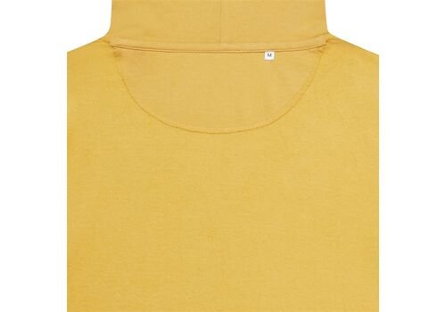 Iqoniq Jasper recycled cotton hoodie, ochre yellow
