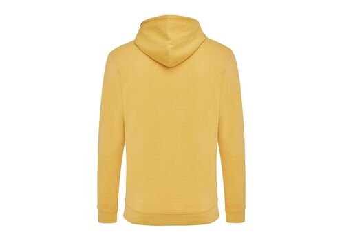 Iqoniq Jasper recycled cotton hoodie, ochre yellow