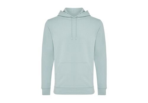 Iqoniq Jasper recycled cotton hoodie, iceberg green