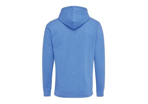 Iqoniq Torres recycled cotton hoodie undyed, heather blue